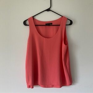 Banana Republic Coral Pink Sleeveless Blouse Small